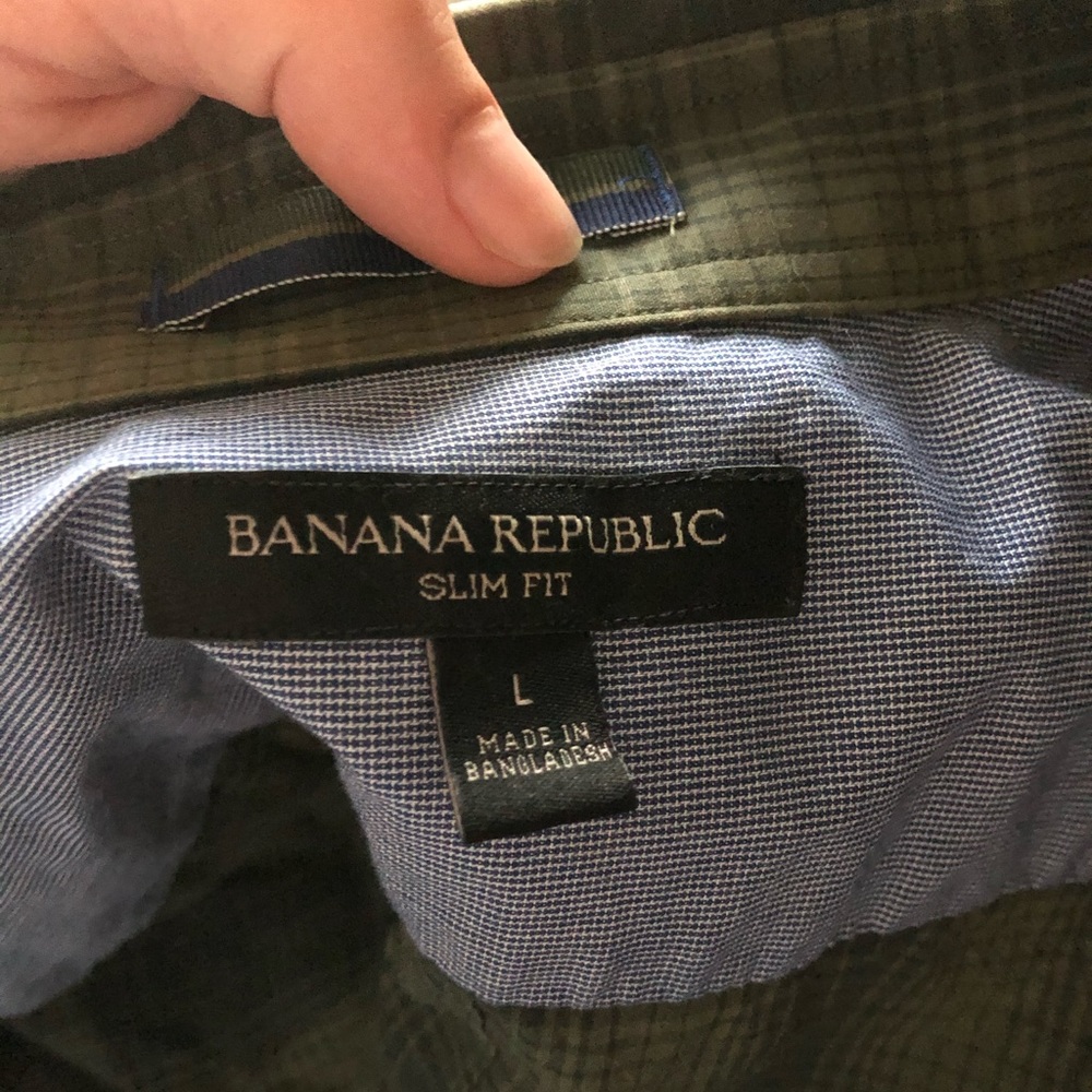 Banana Republic Plaid Button Down - Picture 3 of 3